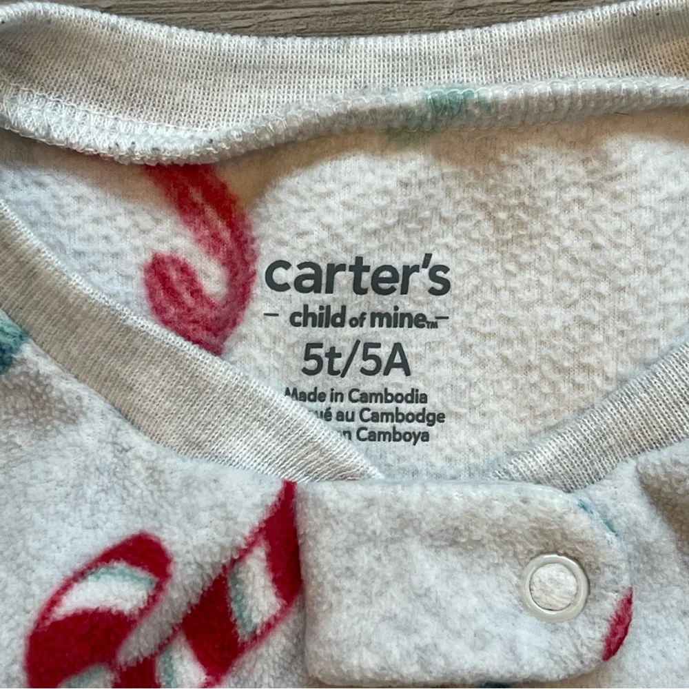 Carter's | Holiday Footie Pajamas | Size: 5T | Bundle: Set of 3